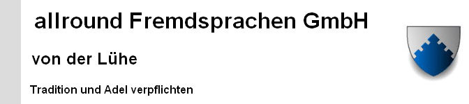 allround Fremdsprachen GmbH- Ihr Ansprechpartner f&uuml;r deutsche &Uuml;bersetzungen